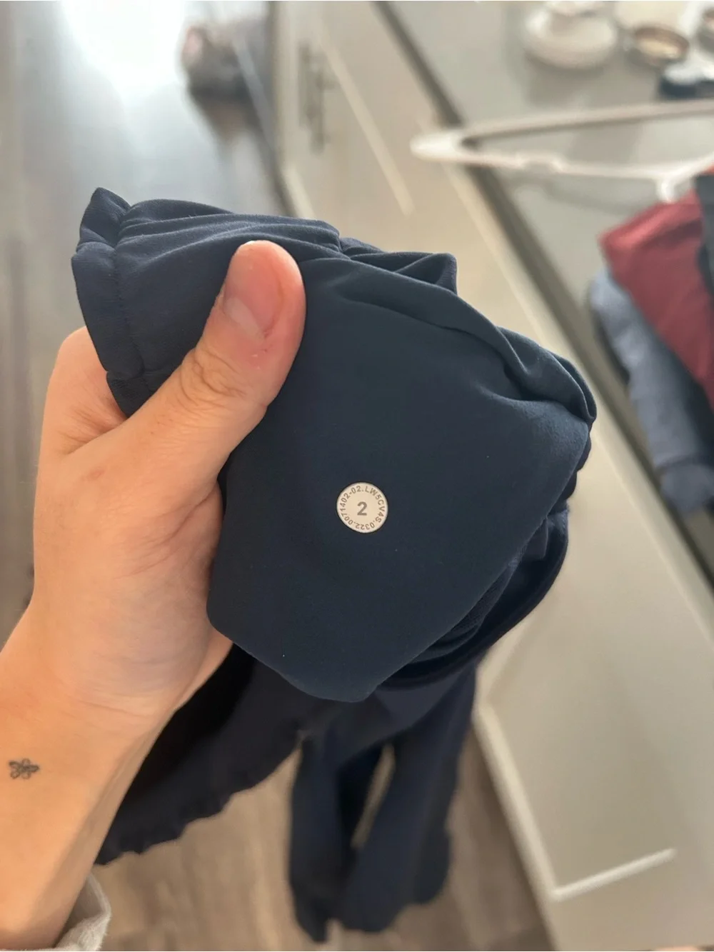 Lululemon Stretch High Rise Jogger in True Navy